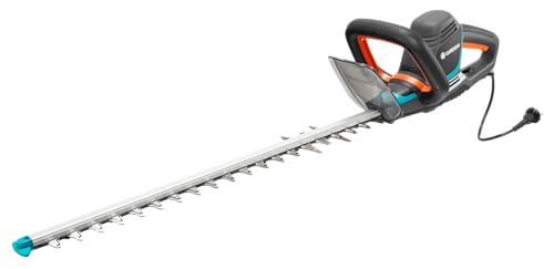 Gardena Elektro-Heckenschere PowerCut 700/65: Heckenschneider mit 700 W Motorleistung, 65 cm Messerlänge, 27 mm Messeröffnung, ergonomischer Griff