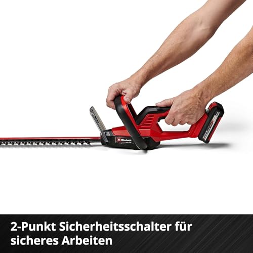 Einhell Akku-Heckenschere GC-CH 18/40 Li Solo Power X-Change (18 V, 40 cm Schnittlänge, 13 mm Zahnabstand, ergonomischer Griff, ohne Akku)