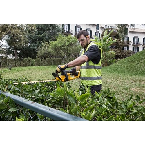 DeWalt bürstenlose Akku-Heckenschere/Strauchschere (18V, 55 cm Schwertlänge, 19 mm Schnittstärke, Lieferung ohne Akku und Ladegerät), DCM563PB