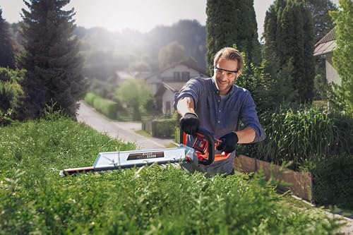 Einhell Akku-Heckenschere GE-CH 18/60 Li-Solo Power X-Change (18 V, 60 cm Schnittlänge, 22 mm Zahnabstand, drehbarer Handgriff, inkl.