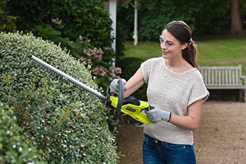 RYOBI 18 V ONE+ Akku-Heckenschere OHT1845 – 45 cm Klingenlänge, 18 mm Schnittstärke, diamantgeschliffene Klingen, inkl. Schutzhülle, ohne Akku &