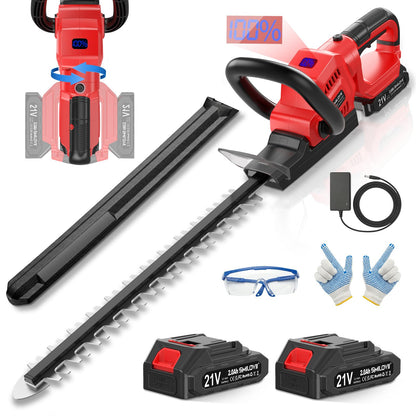 Einhell Akku-Heckenschere GE-CH 18/60 Li-Solo Power X-Change (18 V, 60 cm Schnittlänge, 22 mm Zahnabstand, drehbarer Handgriff, inkl.